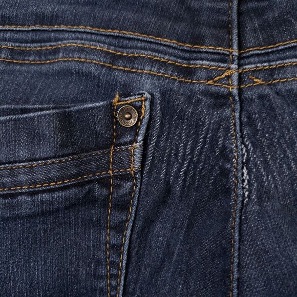 Democracy Jeans Womens 30x25 Size 4 Ab Tech Dark Wash Skinny Stretch Elastic - Picture 6 of 16